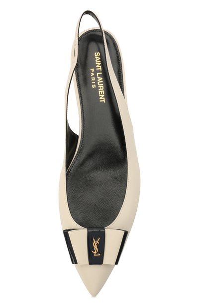 Кожаные балетки anais SAINT LAURENT, арт. 649621/1ZJ10, фото 5