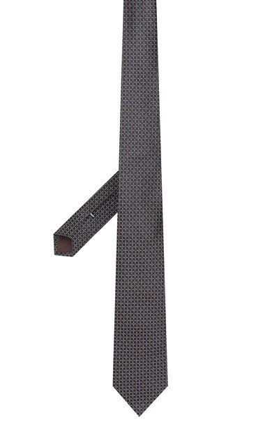 Шелковый галстук CANALI темно-синего цвета по цене 19950 руб., арт. 18/HJ04208, фото 3 Шелковый галстук CANALI, арт. 18/HJ04208, фото 3