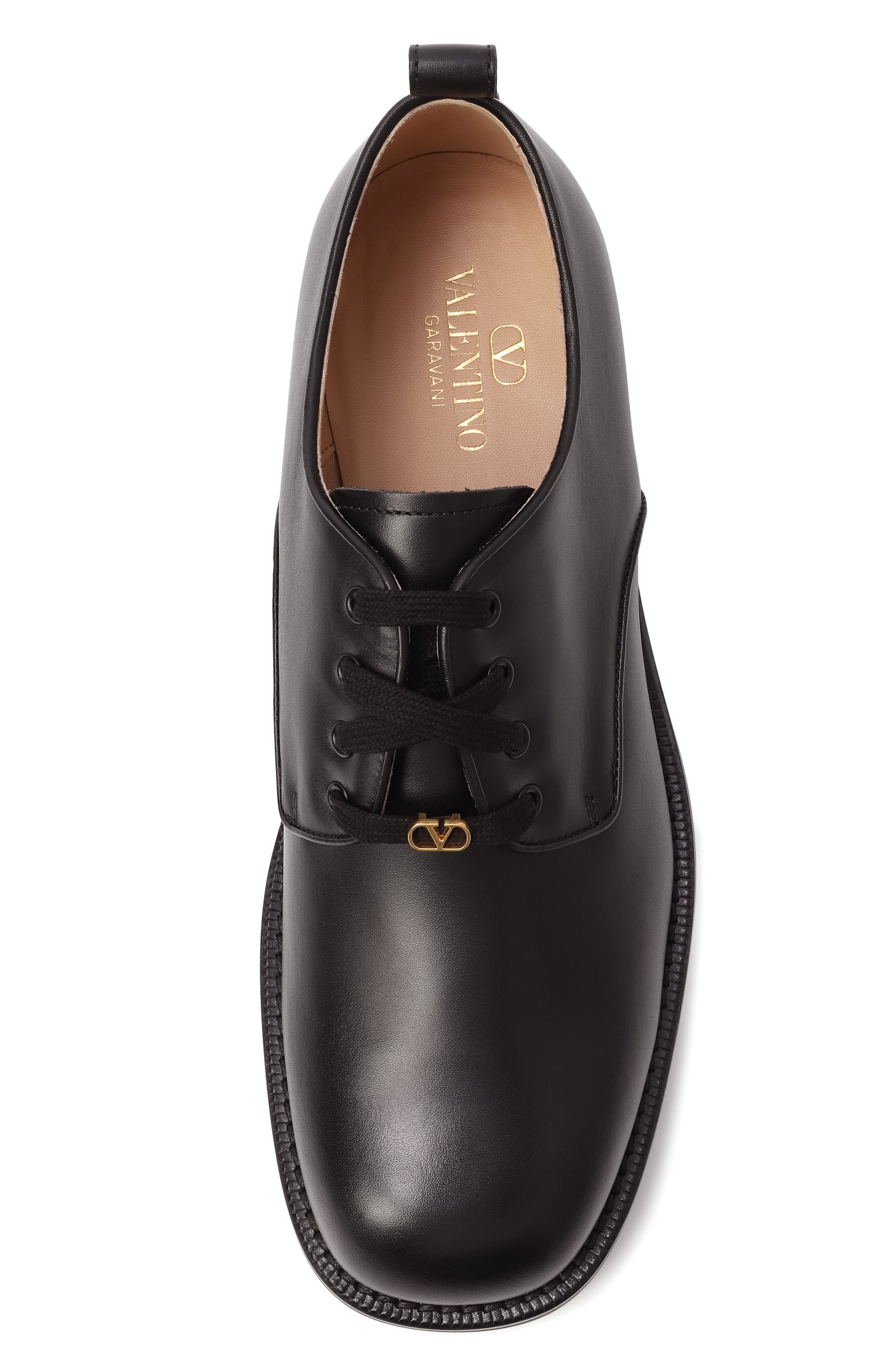 Кожаные дерби punx VALENTINO черного цвета по цене 117500 руб., арт. 7Y2S0L19/NBK, фото 6 Кожаные дерби punx VALENTINO, арт. 7Y2S0L19/NBK, фото 6