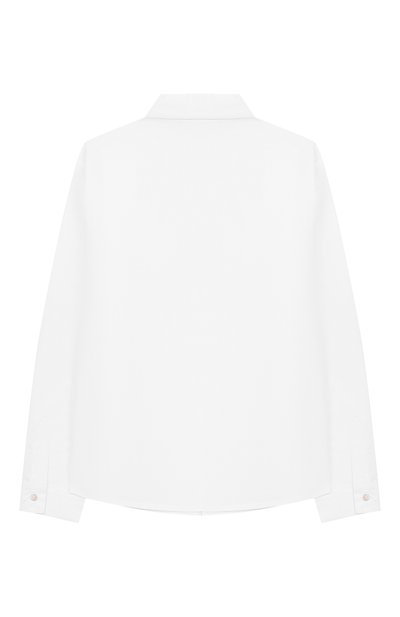 Хлопковая блузка LANVIN белого цвета по цене 17250 руб., арт. 4L5500/LD020/10-14, фото 2 Хлопковая блузка LANVIN, арт. 4L5500/LD020/10-14, фото 2