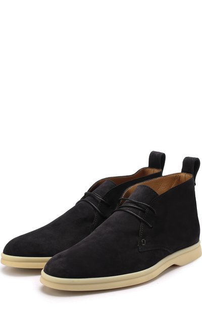 Замшевые ботинки на шнуровке LORO PIANA, арт. FAG3615, фото 1