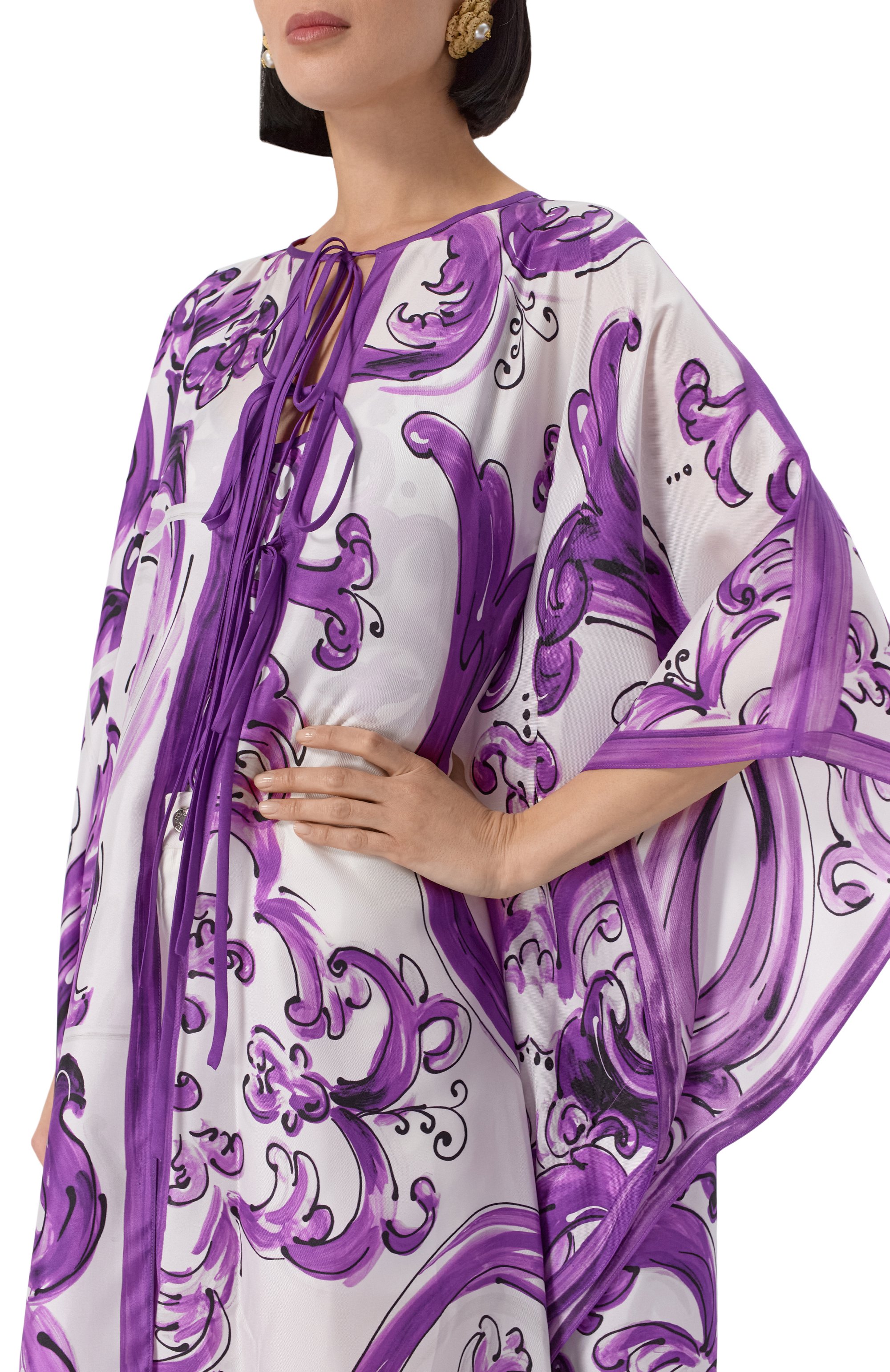 Шелковая туника DOLCE & GABBANA, арт. F6TTFT/HI1S5, фото 5