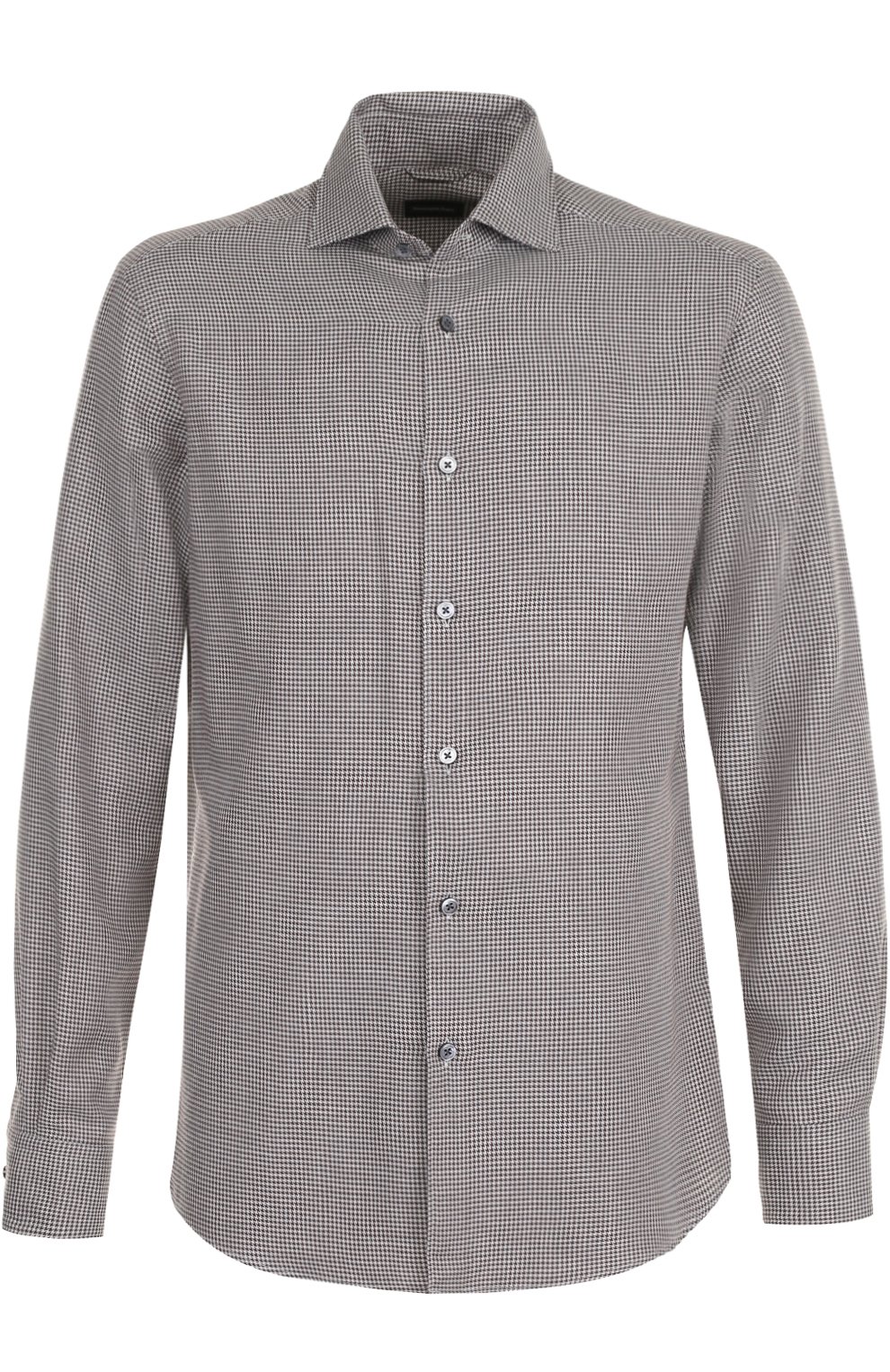 Рубашка из смеси хлопка и кашемира ZEGNA, арт. UNX37/SRF5, фото 1