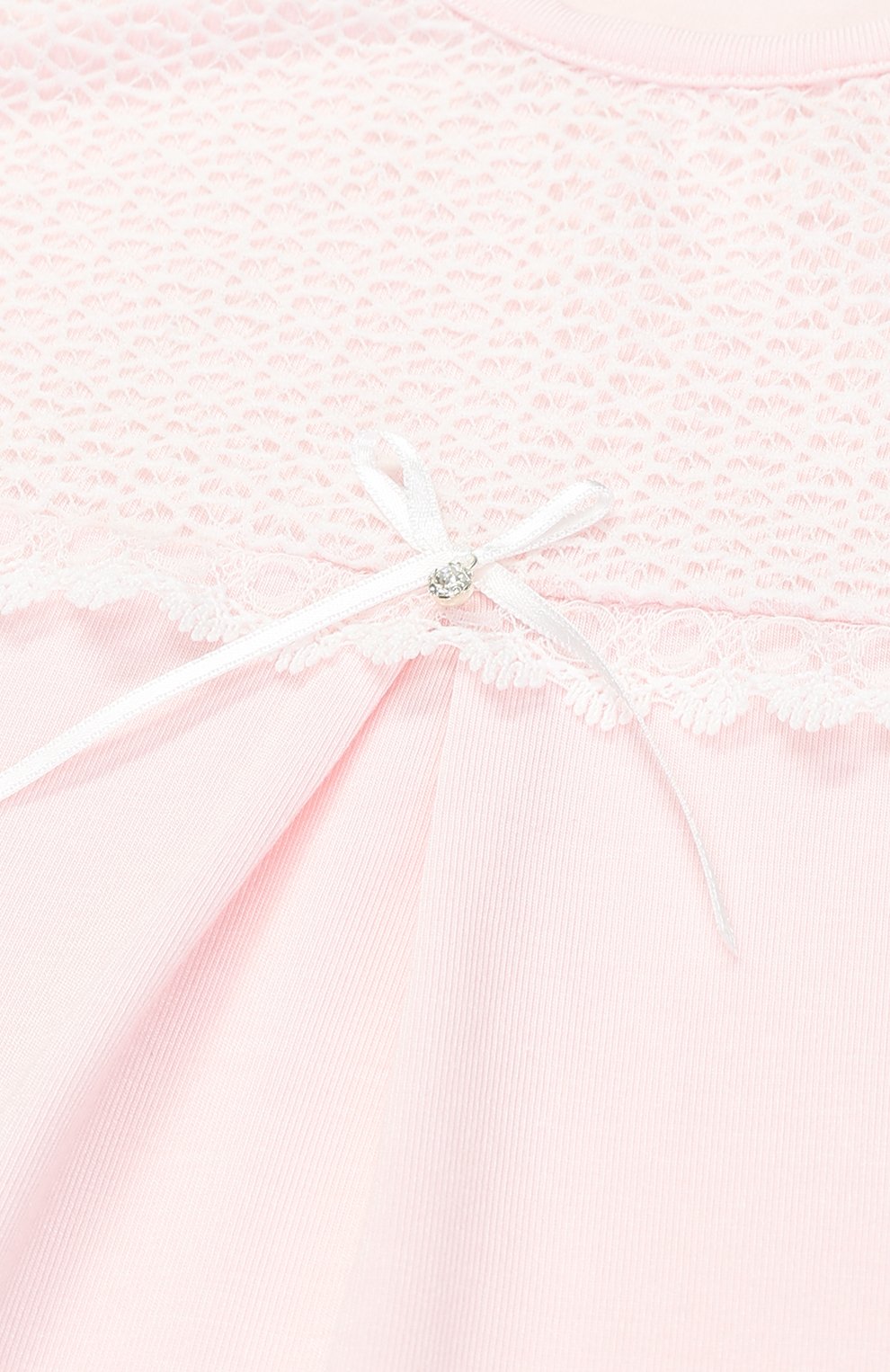 Майка с кружевной отделкой и бантом LA PERLA, арт. 54615/2A-6A, фото 3