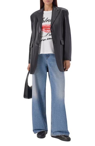 Кожаные кеды b-court BALMAIN, арт. FN1VI752/LNSS, фото 3