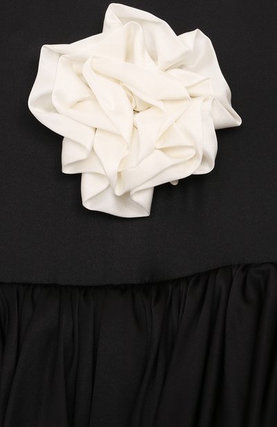 Комплект из платья и шорт BALMAIN черного цвета по цене 68950 руб., арт. BV1051., фото 3 Комплект из платья и шорт BALMAIN, арт. BV1051., фото 3