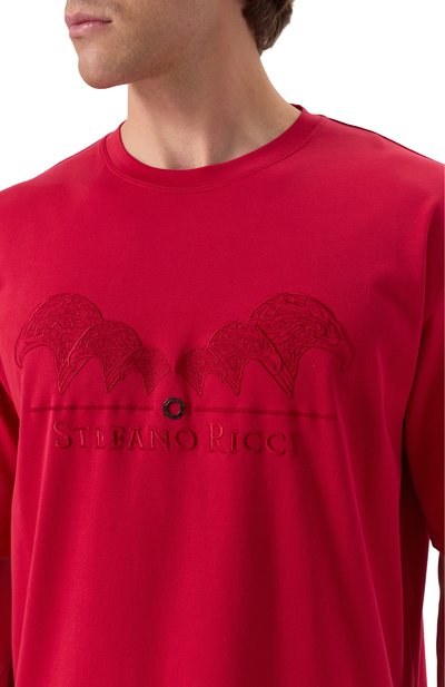 Хлопковая футболка STEFANO RICCI, арт. MNH5103980/LUXT, фото 5
