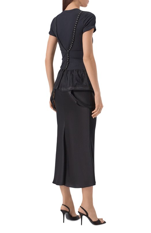 Комбинированное платье Daniil Antsiferov DA_3050.9005.026 Чёрный  DA_3050.9005.026 Фото 3