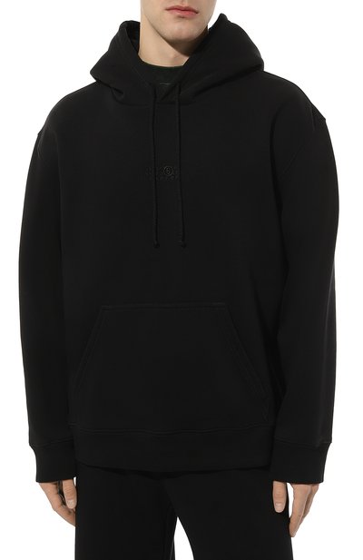 Худи MM6 черного цвета по цене 49950 руб., арт. SH0GU0004/S25624, фото 3 Худи MM6, арт. SH0GU0004/S25624, фото 3