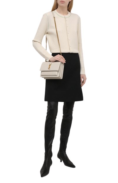 Сумка sunset medium SAINT LAURENT, арт. 442906/D420W, фото 3