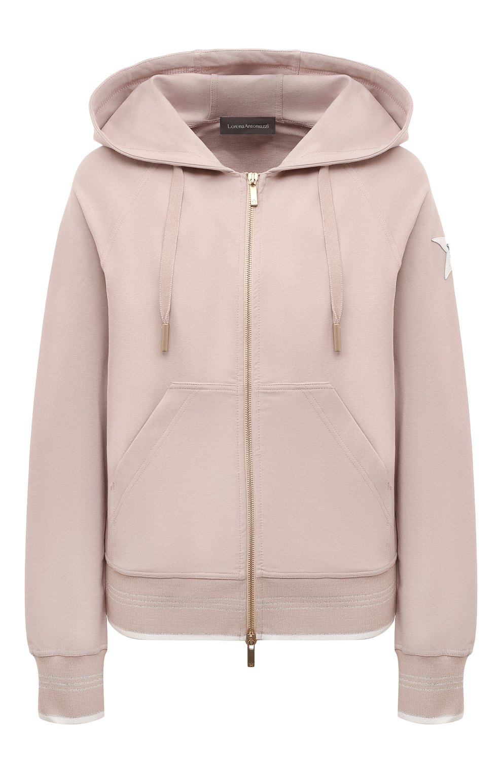 Хлопковая толстовка LORENA ANTONIAZZI, арт. FE06AP/9999, фото 1