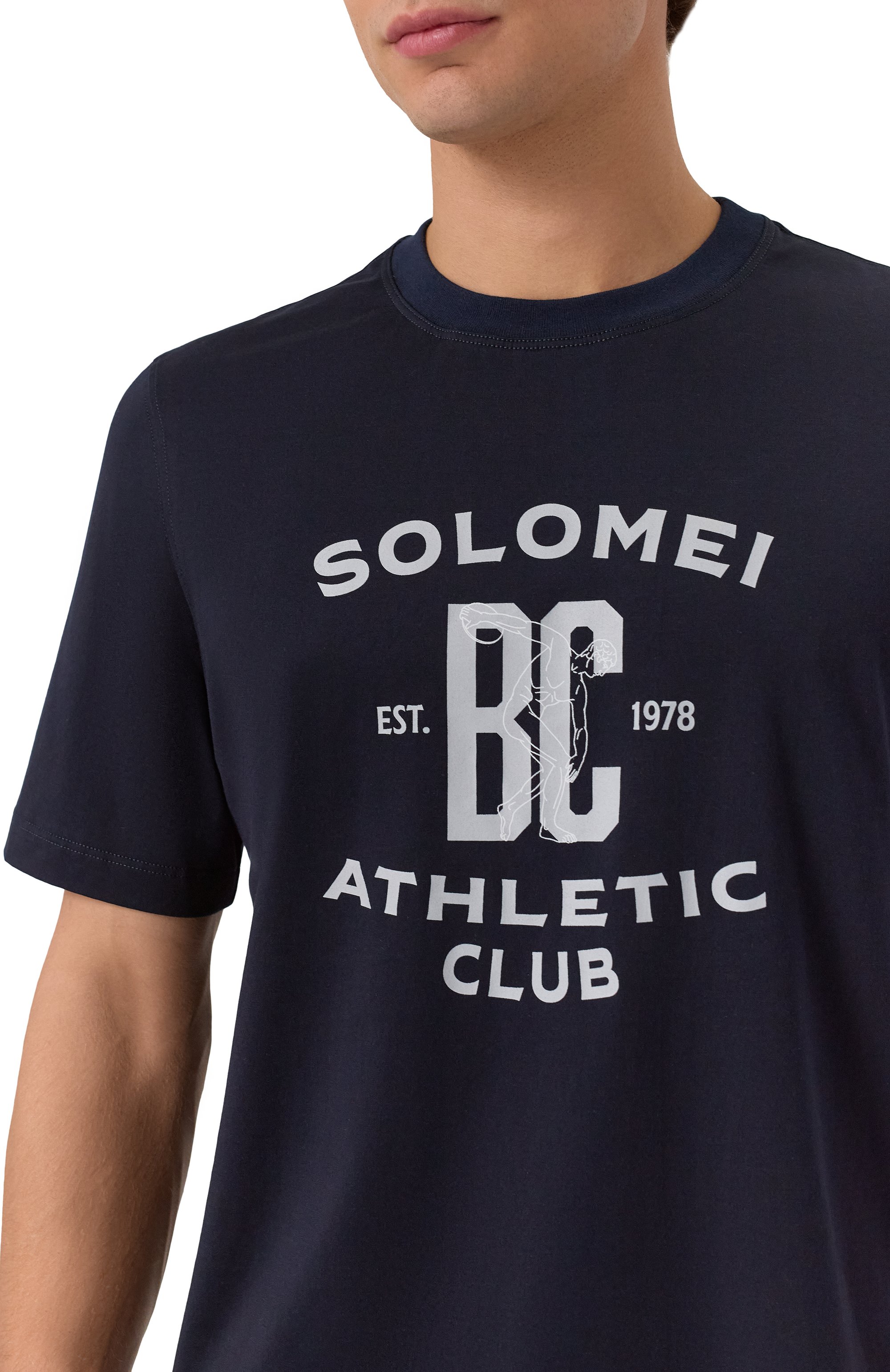 Хлопковая футболка BRUNELLO CUCINELLI, арт. M0B133386G, фото 5