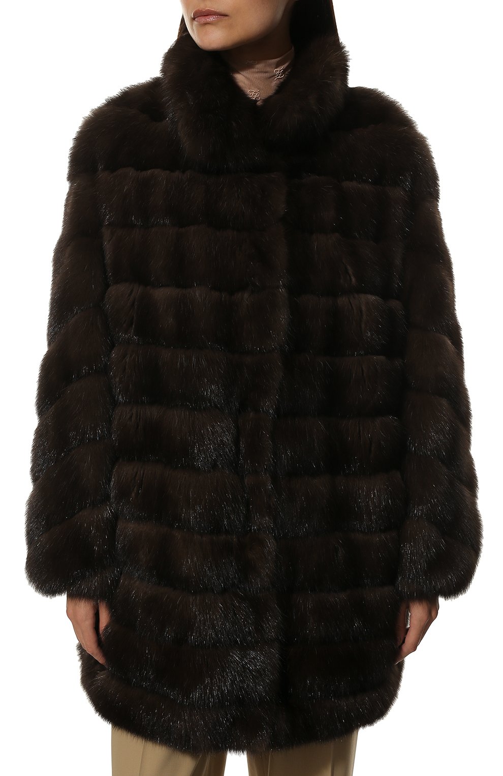 Двусторонняя шуба из меха соболя VICTORIA KUSENKOVA, арт. 723504006579, фото 3