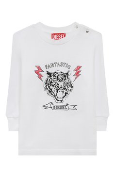 Хлопковый лонгслив DIESEL, арт. K00259-KYATB, фото 1