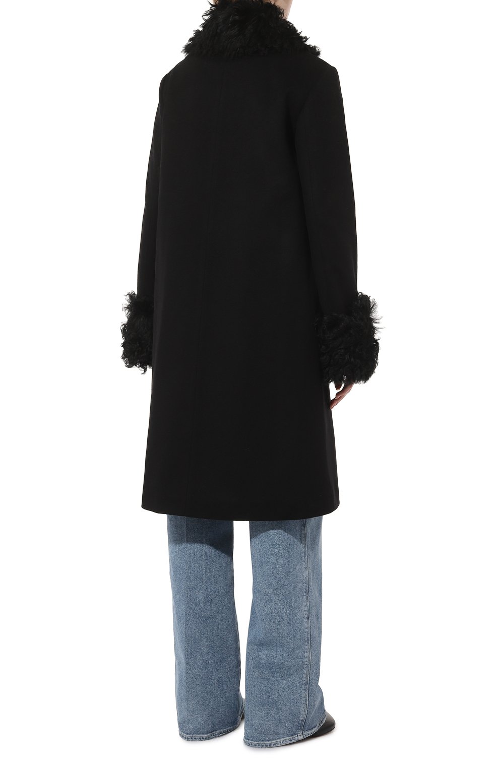 Шерстяное пальто LUDA NIKISHINA, арт. CT/TOE/black/warm, фото 4