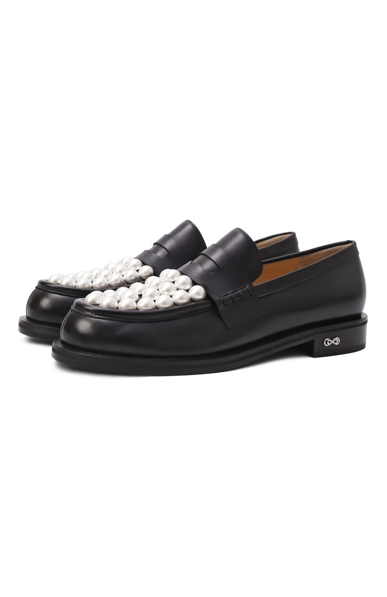 Кожаные пенни-лоферы sirene MACH & MACH, арт. PF24-S0776-30-CLF-B02, фото 1
