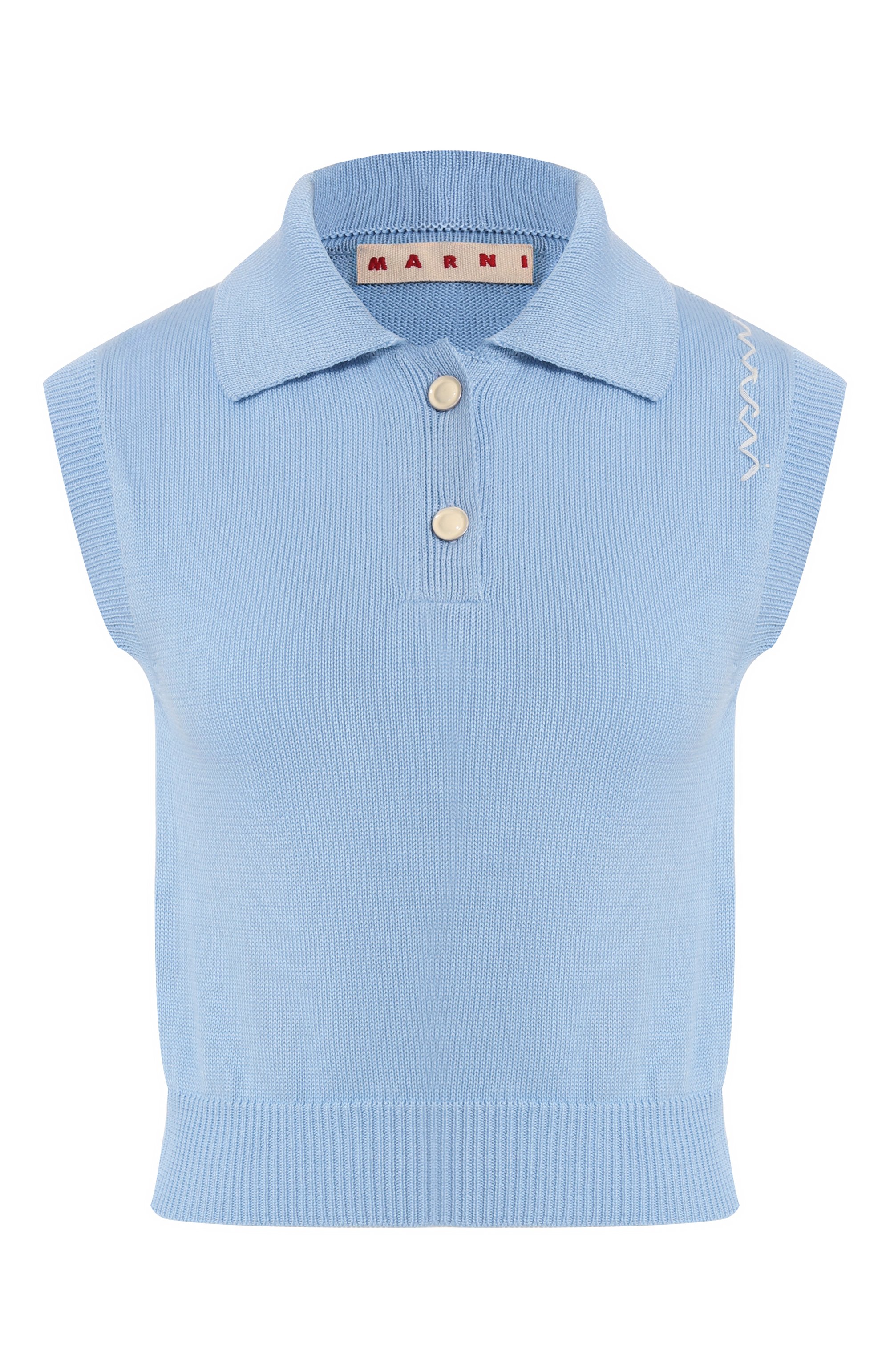 Хлопковое поло MARNI, арт. TTMD0115A0/UFCN55, фото 1