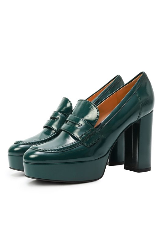 Кожаные туфли Hadden 105 Gianvito Rossi G25356.70RIC.NUIMALA Зелёный G25356.70RIC.NUIMALA