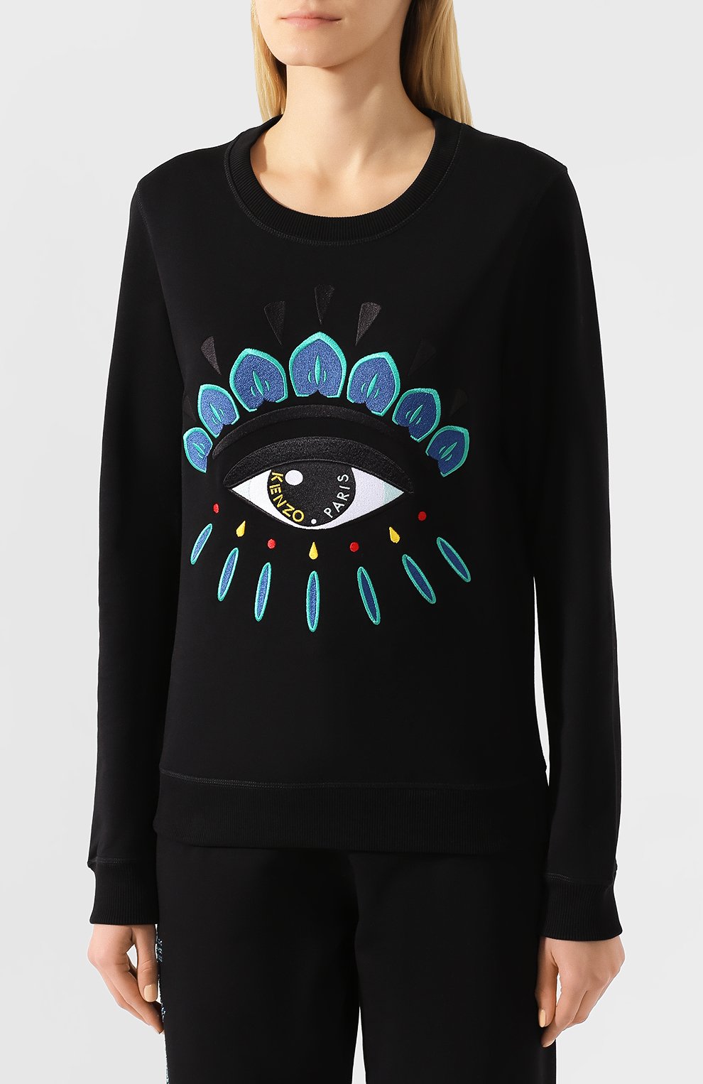 Хлопковый свитшот KENZO, арт. FA52SW7104XC, фото 3