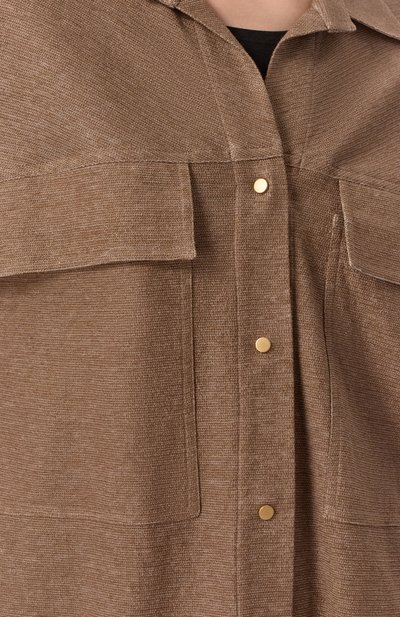 Рубашка изо льна и вискозы GIORGIO ARMANI, арт. GW000905/AF15060, фото 5