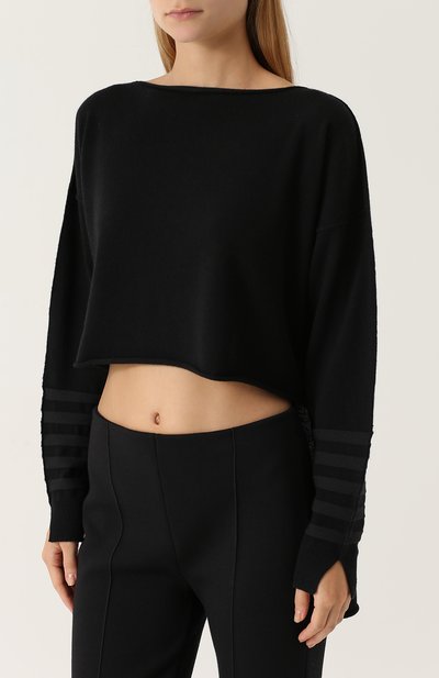 Кашемировый пуловер с удлиненный спинкой SONIA RYKIEL, арт. 18556838-GA, фото 3