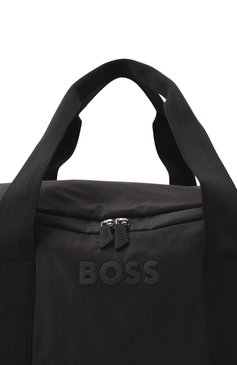 Мужская сумка styven BOSS черного цвета, арт. 50536311 | Фото 3 (Драгоценные камни: Проставлено; Материал сплава: Проставлено; Ремень/цепочка: На ремешке; Материал: Текстиль; Размер: large)
