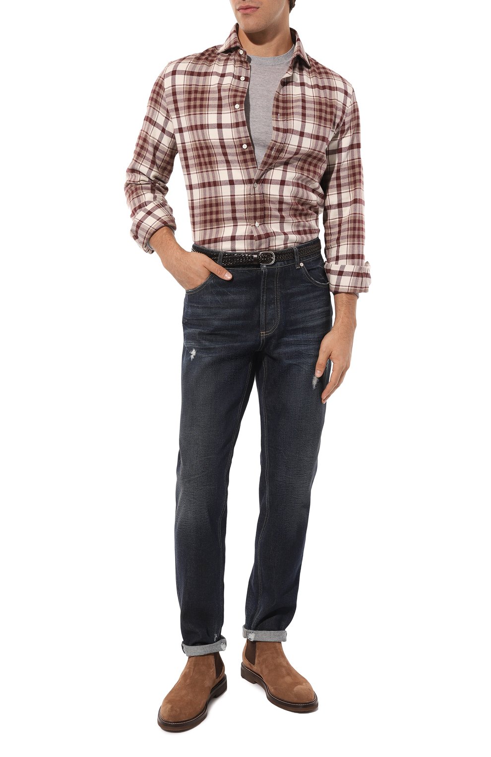 Джинсы traditional fit BRUNELLO CUCINELLI, арт. M074PD3210, фото 2