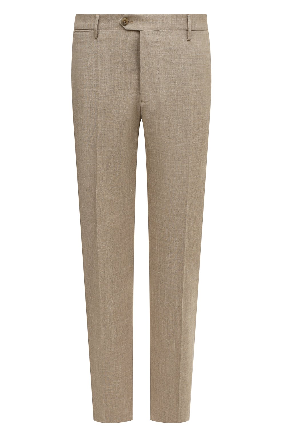 Брюки из шерсти и шелка ANDREA CAMPAGNA бежевого цвета по цене 69950 руб., арт. ZIP/1/LP183U, фото 1 Брюки из шерсти и шелка ANDREA CAMPAGNA, арт. ZIP/1/LP183U, фото 1