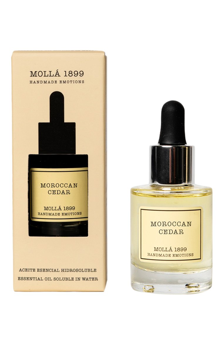 Эфирное масло для аромалампы moroccan cedar (30ml) CERERIA MOLLA 1899 бесцветного цвета, арт. 8424405030257 | Фото 1 (Нос: Не проставлено; Региональные ограничения белый список (Axapta Mercury): Не проставлено; Ограничения доставки: flammable)