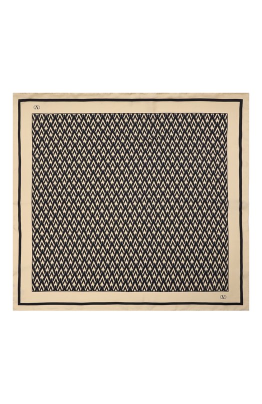 Шелковый платок Valentino 8W2EI114/SHT Кремовый  8W2EI114/SHT Фото 4