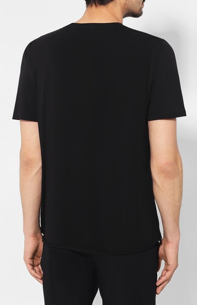 Хлопковая футболка SAINT LAURENT, арт. 577087/YBJF2, фото 4