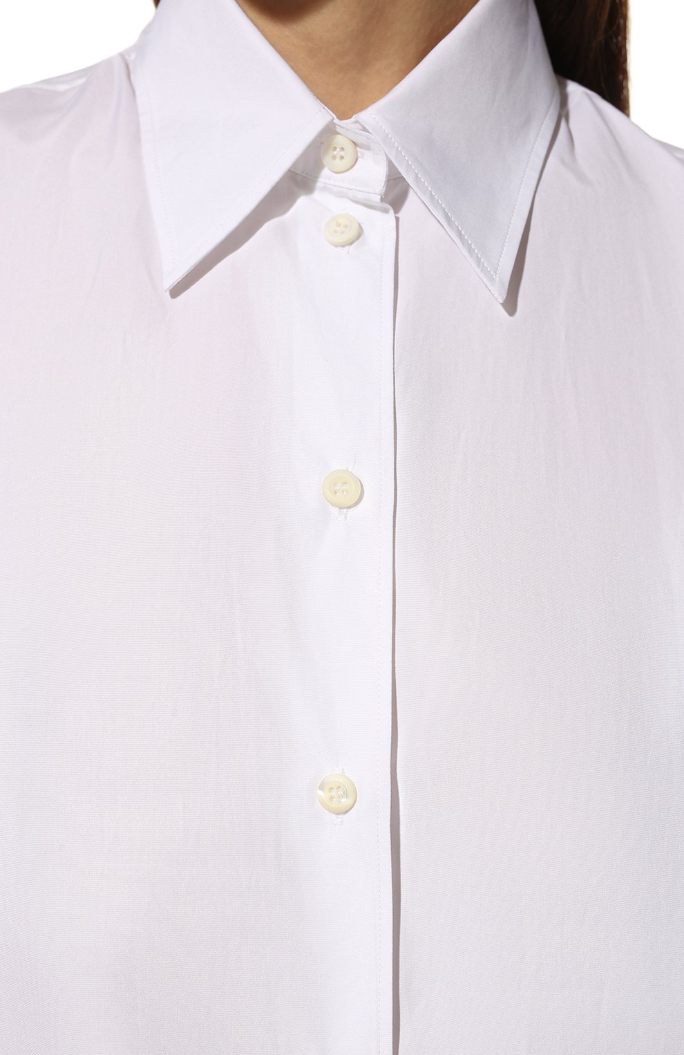 Хлопковая рубашка PRADA, арт. P405G-1XV2-F0009-221, фото 5