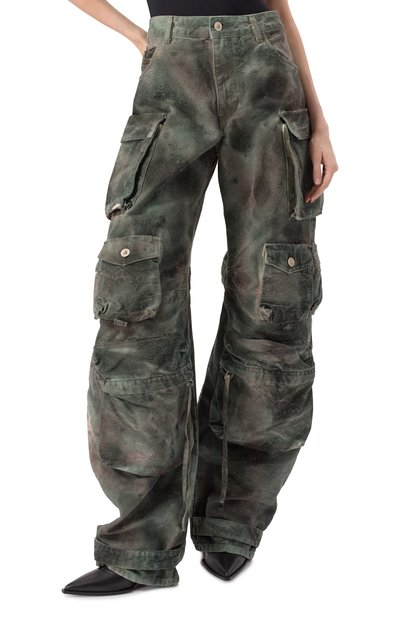 Хлопковые брюки-карго THE ATTICO, арт. 250WCP00084/DDD022AA, фото 3