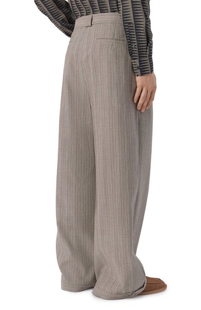 Брюки из шерсти и хлопка EMPORIO ARMANI, арт. EM005615/TE20603, фото 4