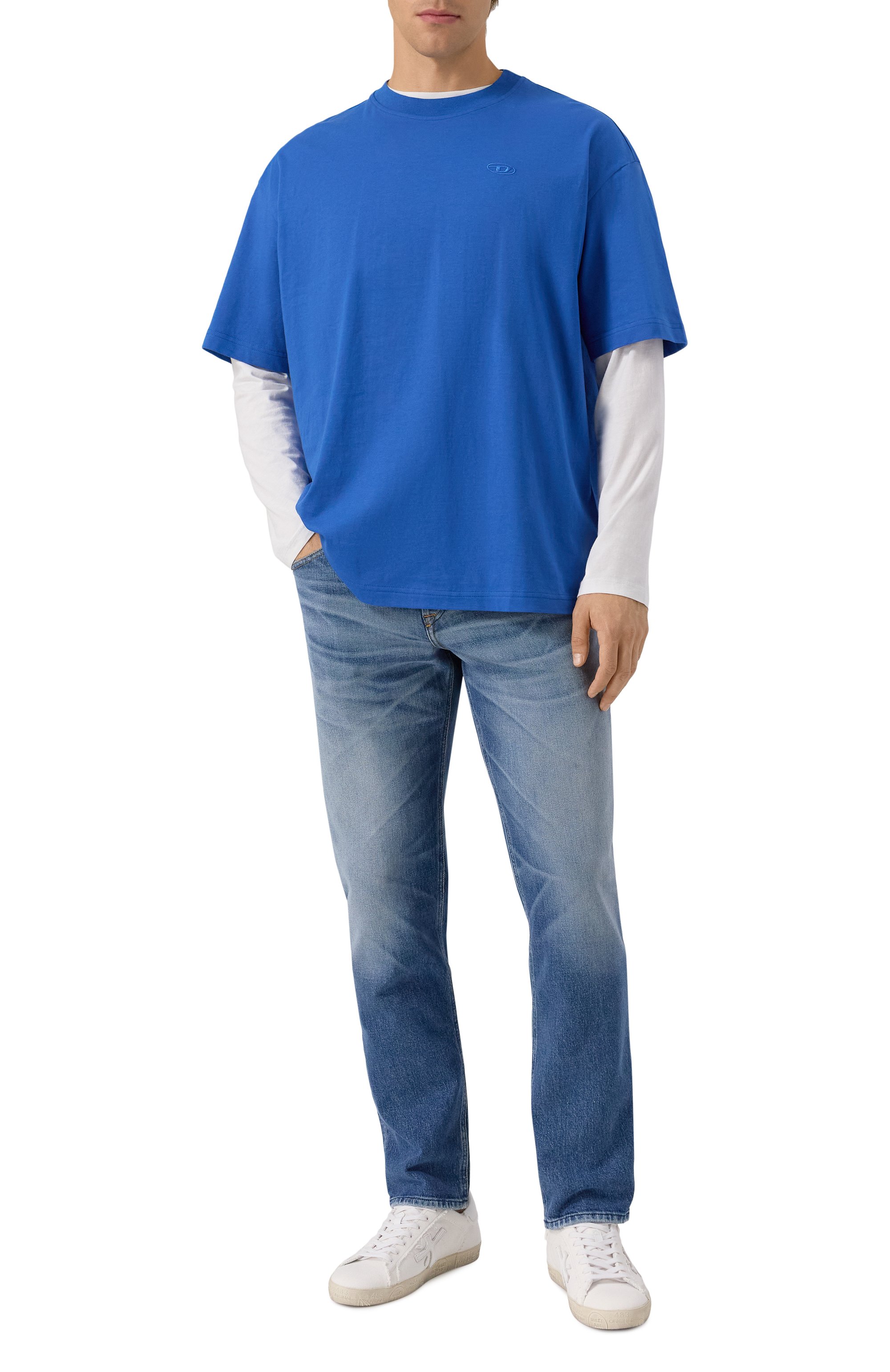 Хлопковая футболка DIESEL, арт. A11302/0HGAM, фото 2