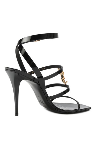 Кожаные босоножки cassandra 90 SAINT LAURENT, арт. 822791/1TVDD, фото 5
