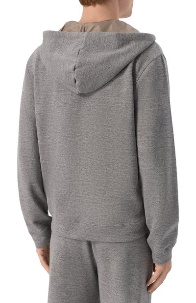 Толстовка из хлопка и шерсти CORNELIANI, арт. 28G568/2A25015, фото 4