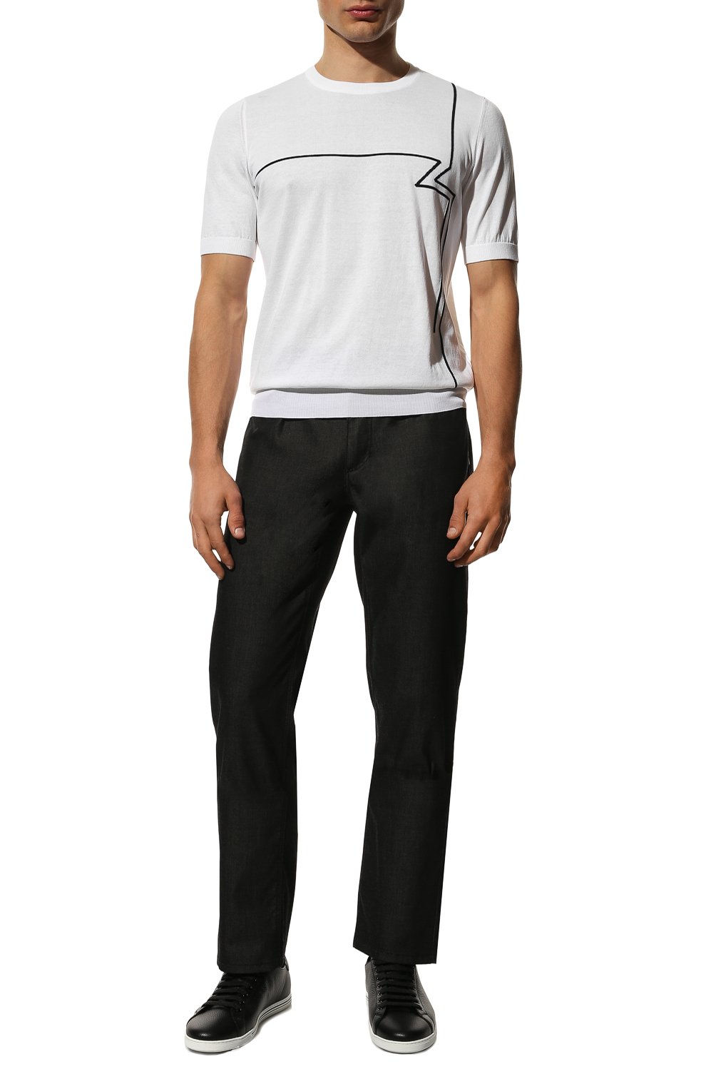 Хлопковый джемпер ZILLI SPORT, арт. MBX-NT660-D0UZ1/MC01, фото 2