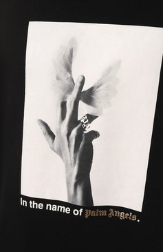 Хлопковый свитшот PALM ANGELS, арт. PMBA026F23FLE0031001, фото 1