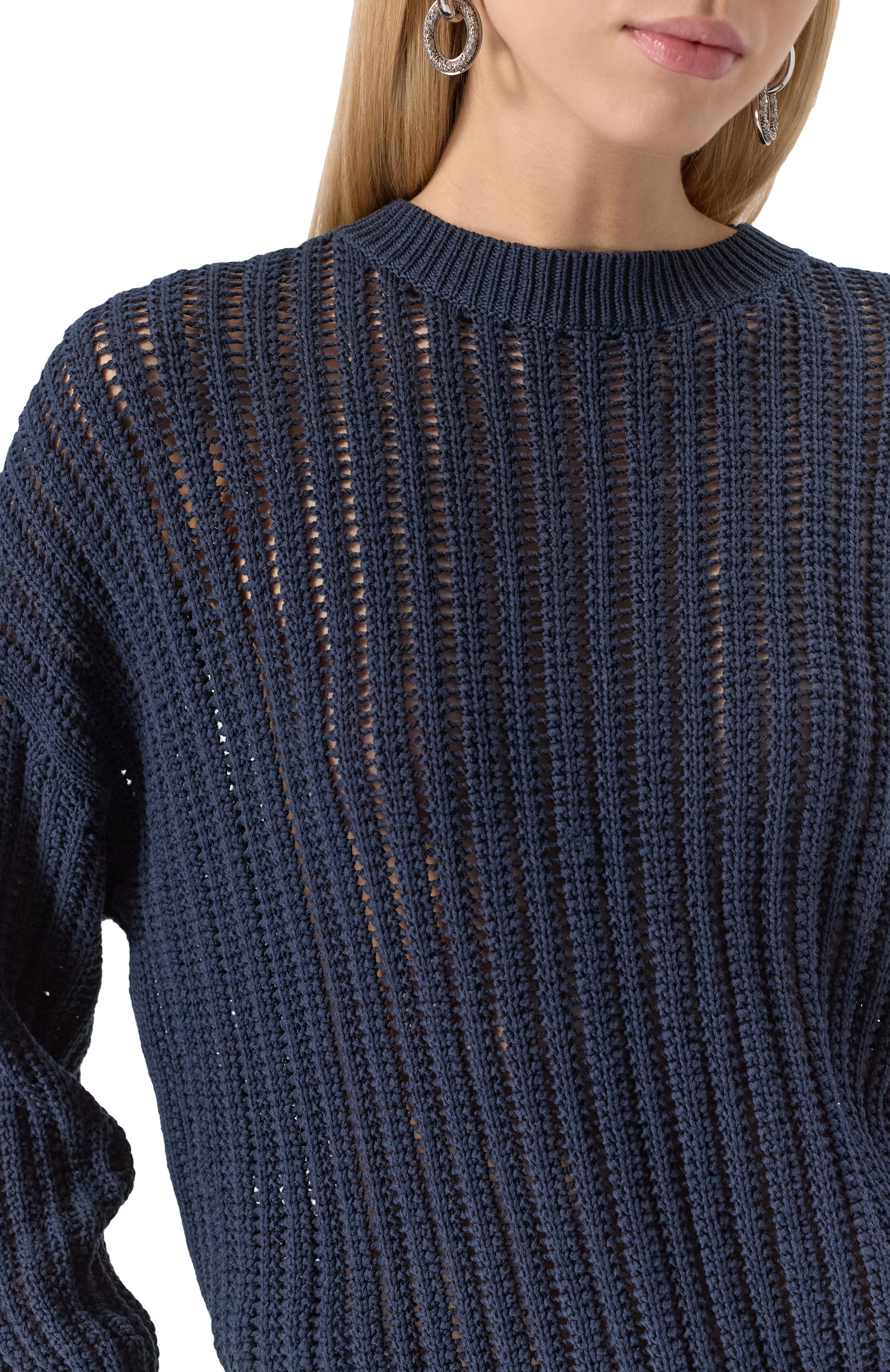 Хлопковый свитер BRUNELLO CUCINELLI, арт. MSB581800, фото 5