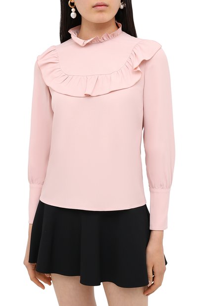 Блузка REDVALENTINO розового цвета по цене 32300 руб., арт. UR0ABE75/0F1, фото 3 Блузка REDVALENTINO, арт. UR0ABE75/0F1, фото 3