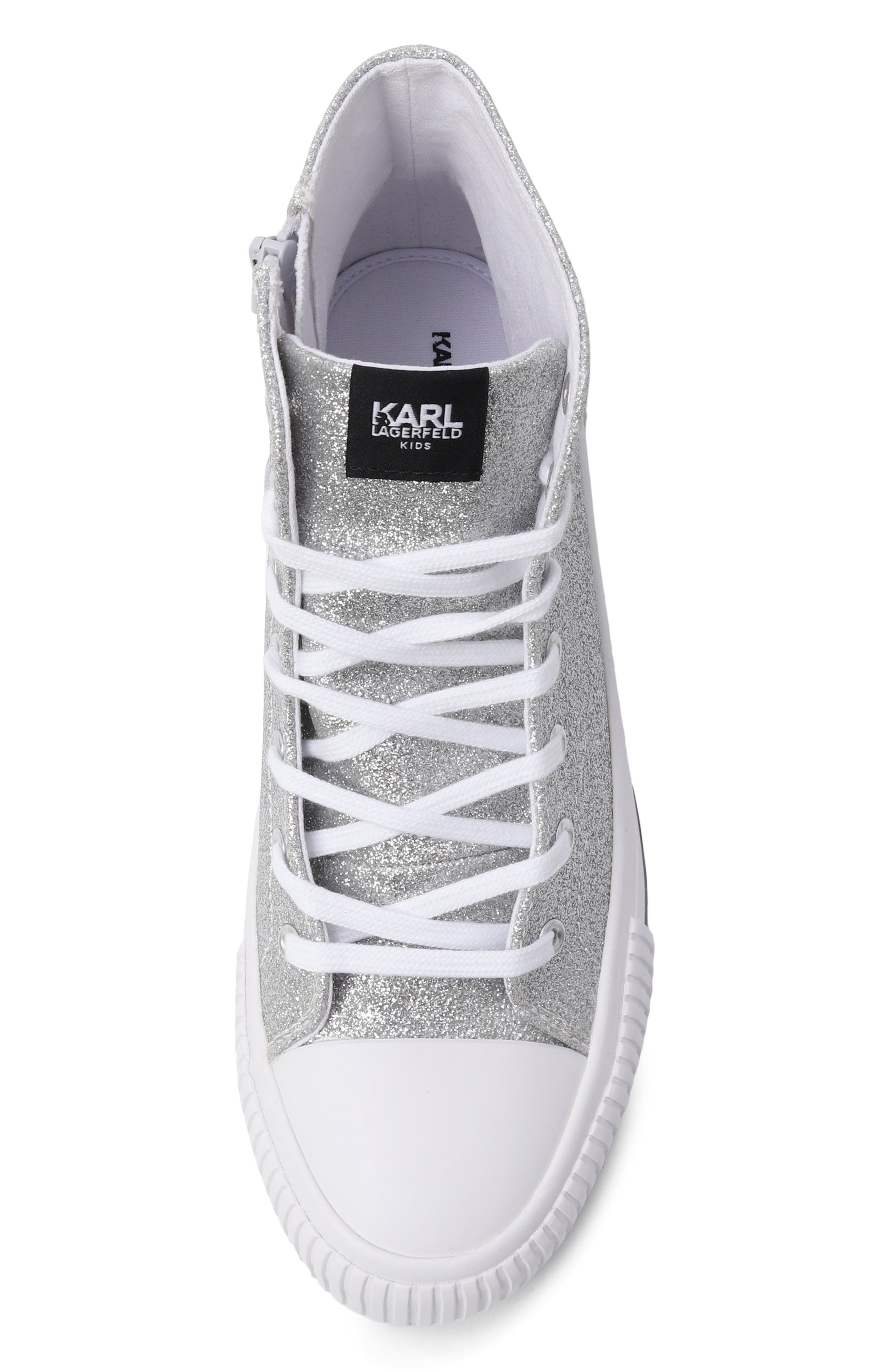 Текстильные кеды KARL LAGERFELD KIDS, арт. Z31171, фото 4