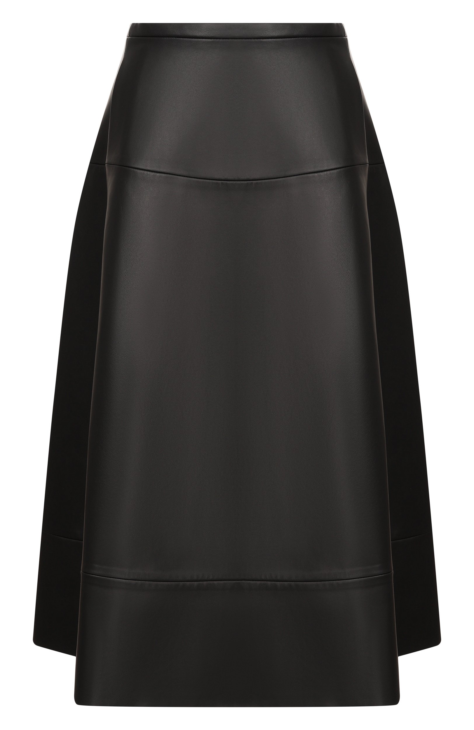 Кожаная юбка BATS NEW ERA черного цвета по цене 85000 руб., арт. FW22_S_2201, фото 1 Кожаная юбка BATS NEW ERA, арт. FW22_S_2201, фото 1