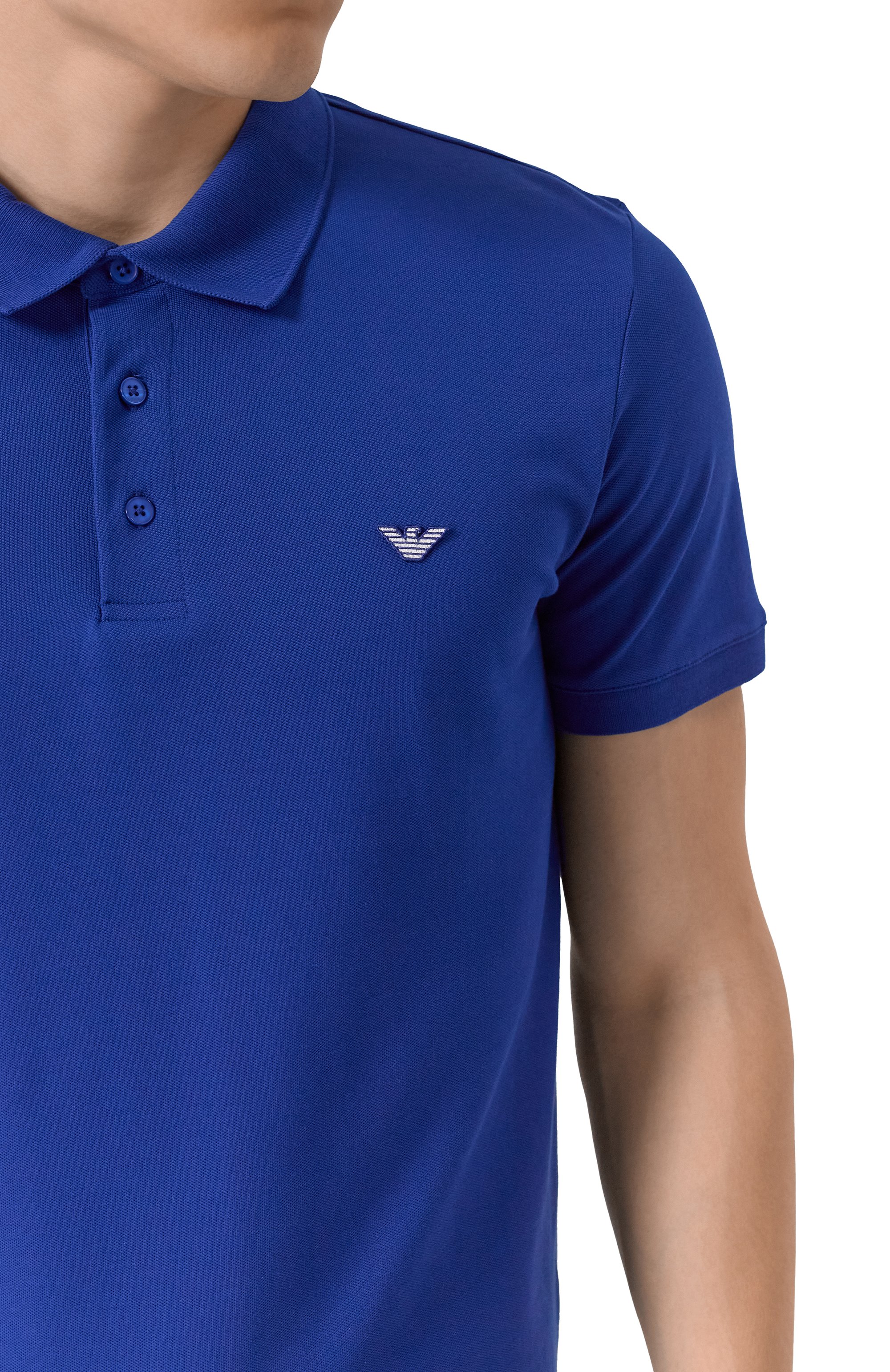 Хлопковое поло EMPORIO ARMANI, арт. EM001380/AF12331, фото 5