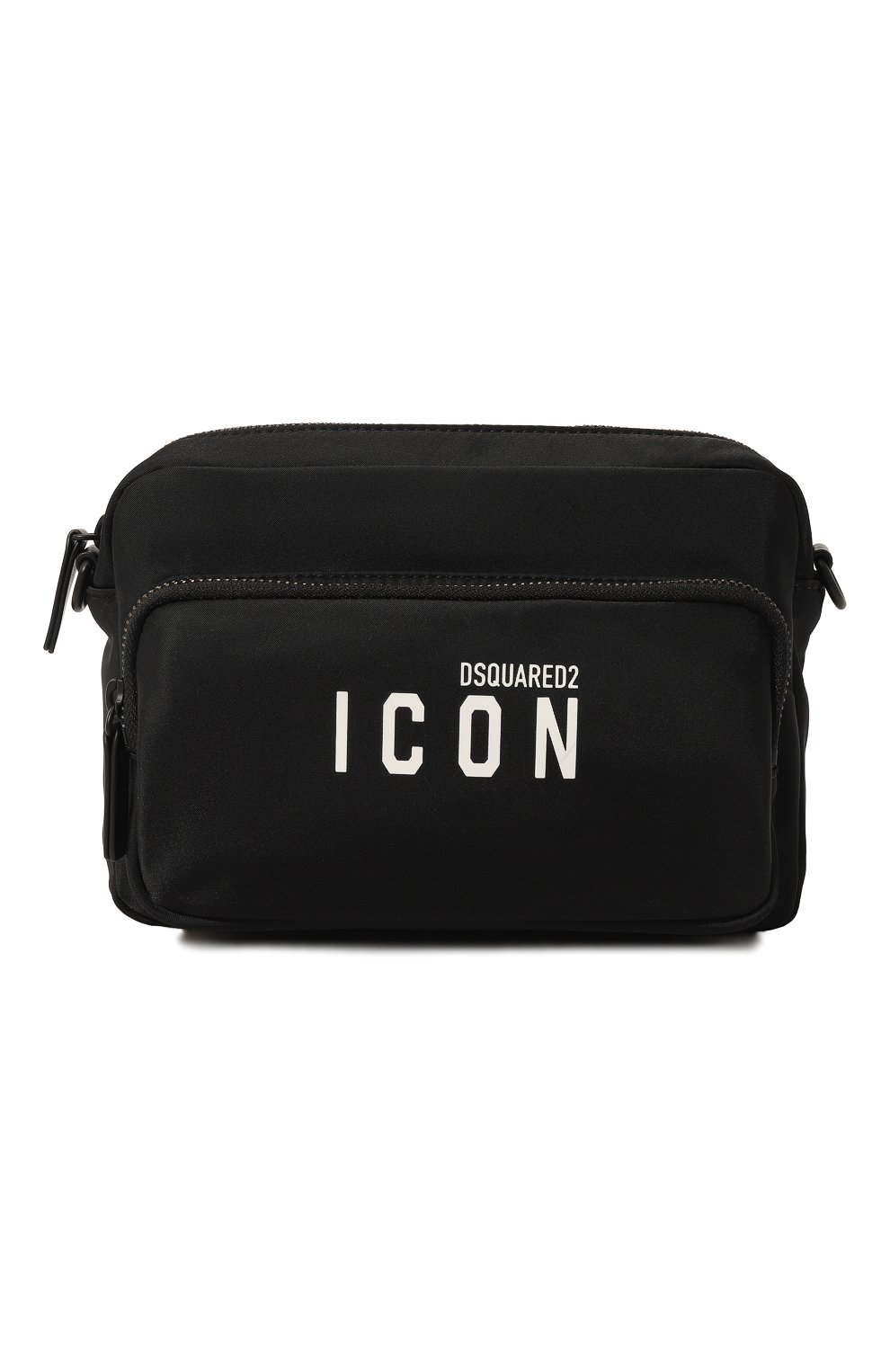 Сумка DSQUARED2 черного цвета по цене 52250 руб., арт. SDW0055 11703199, фото 1 Сумка DSQUARED2, арт. SDW0055 11703199, фото 1