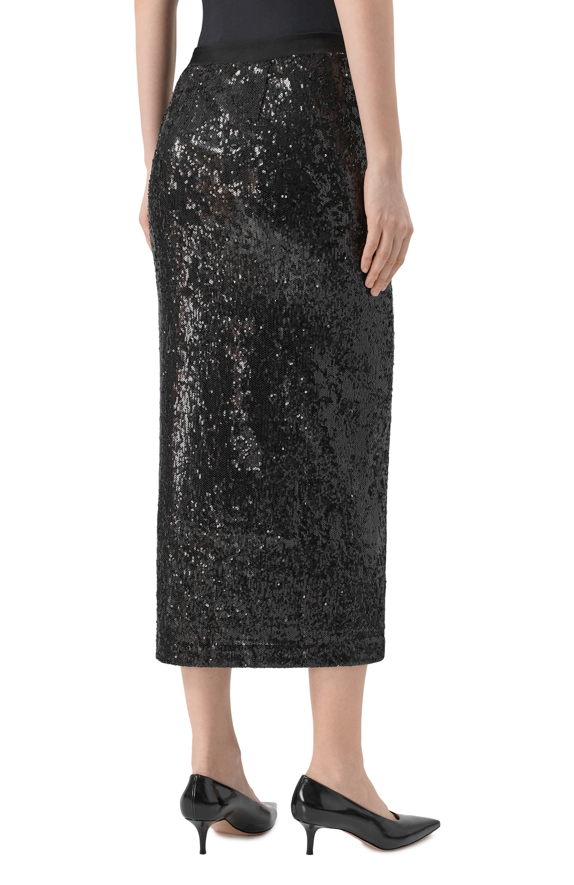 Юбка с отделкой пайетками BOSS, арт. 50547995, фото 4