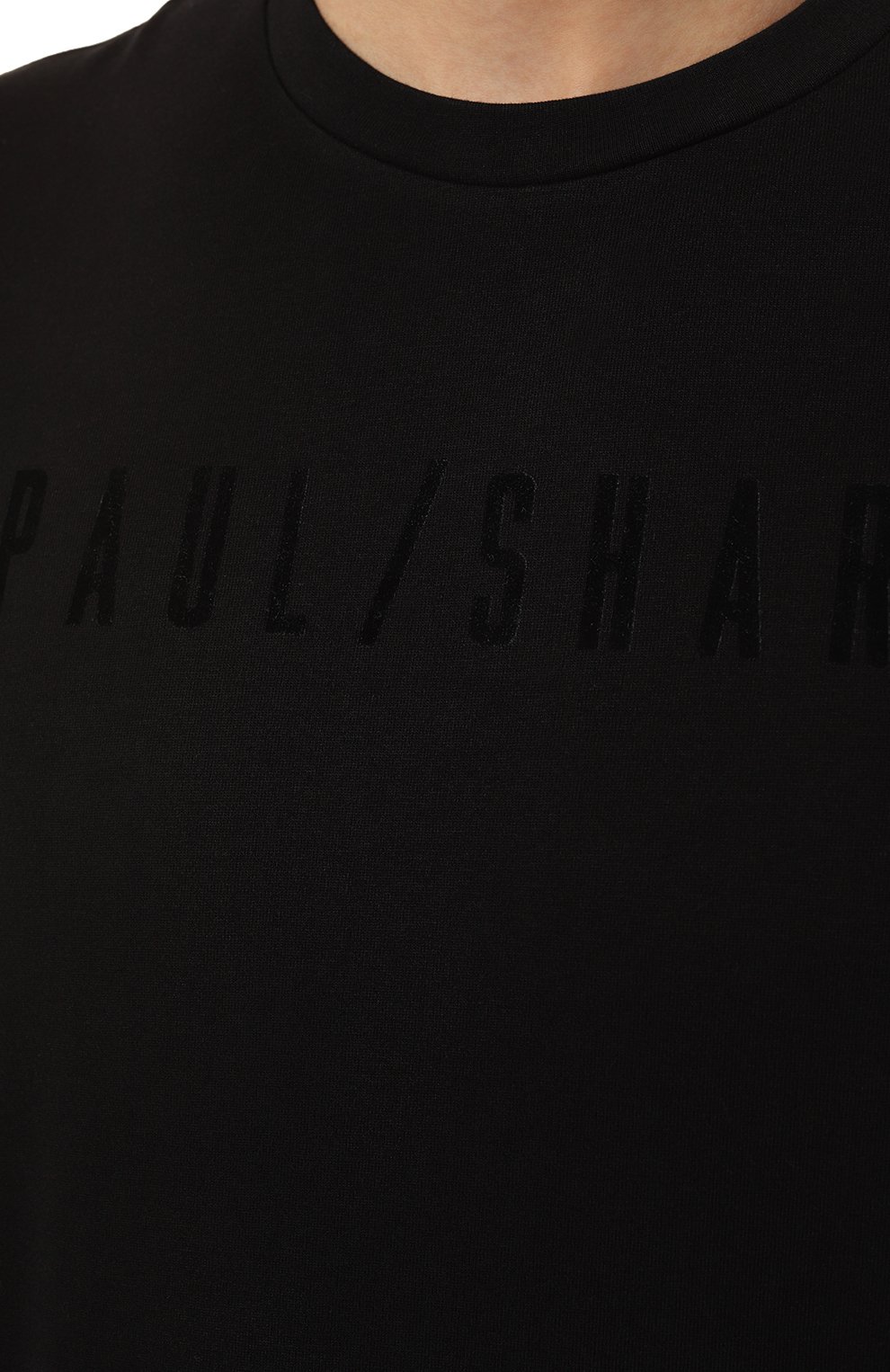 Хлопковая футболка PAUL&SHARK черного цвета по цене 21600 руб., арт. 14311638/011, фото 5 Хлопковая футболка PAUL&SHARK, арт. 14311638/011, фото 5