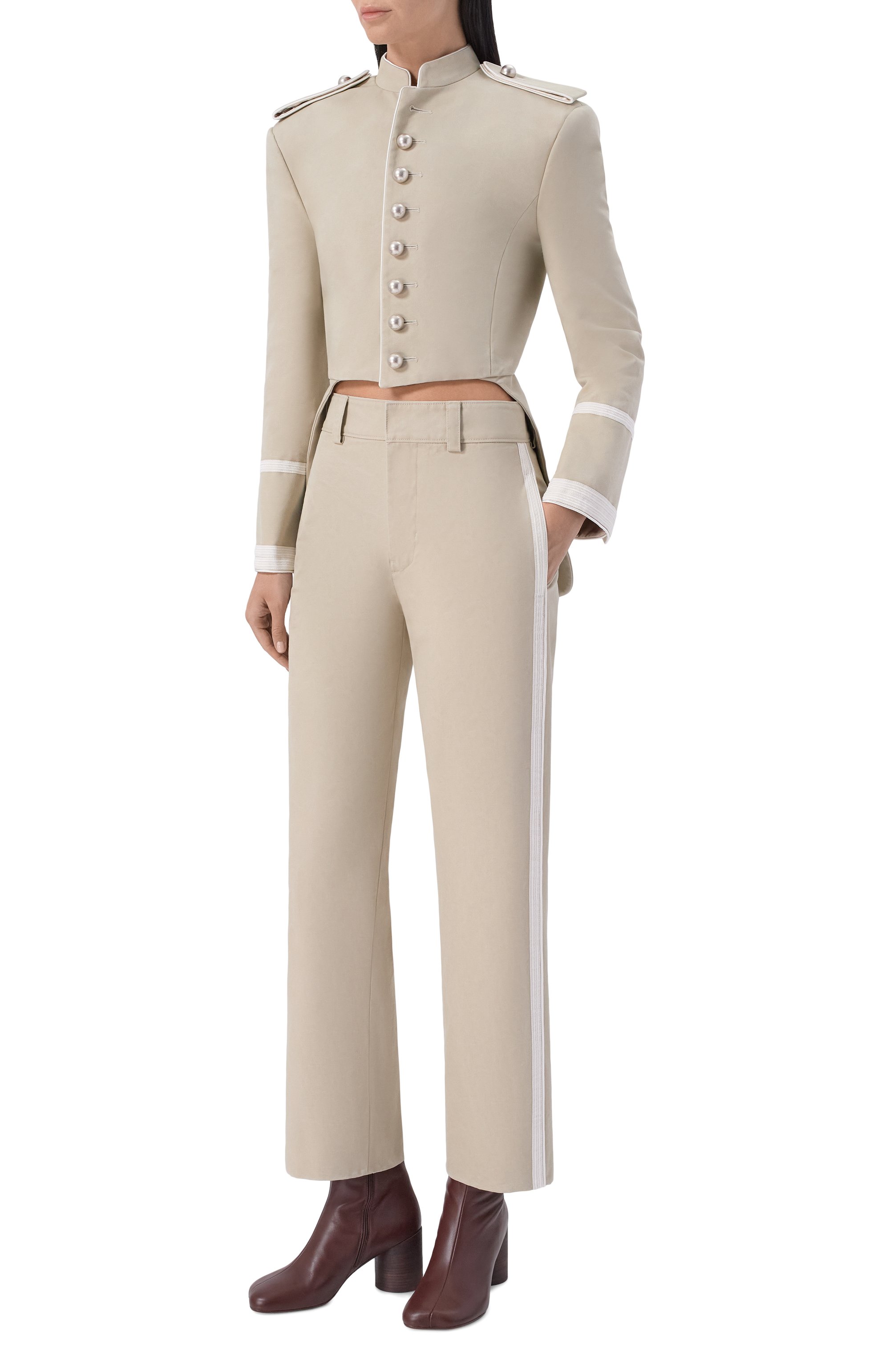 Хлопковые брюки ANN DEMEULEMEESTER, арт. B0014012/FA728, фото 2