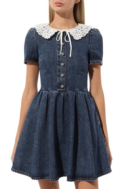 Джинсовое платье SELF-PORTRAIT, арт. PF23-813S-BL, фото 3