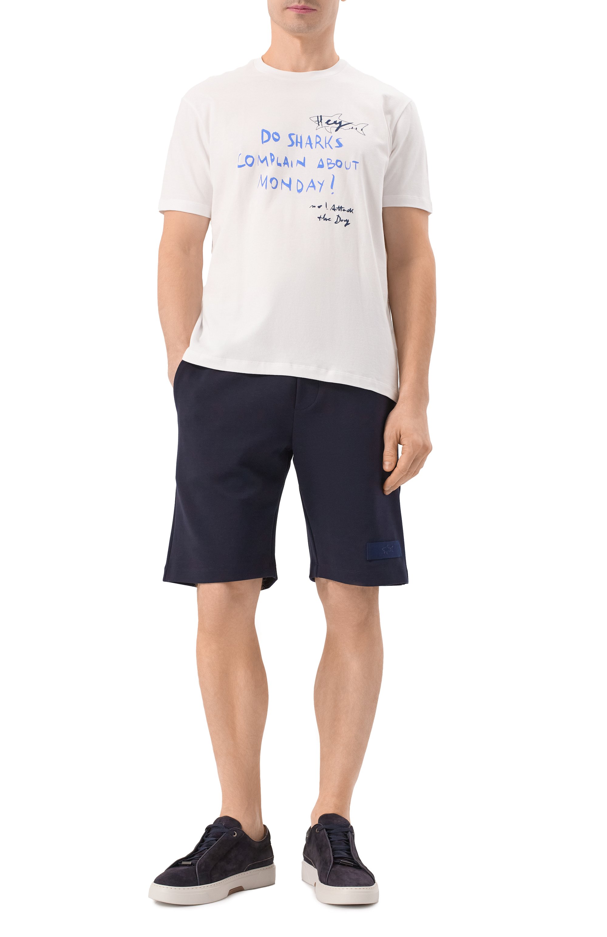 Хлопковая футболка PAUL&SHARK, арт. 25411065, фото 2